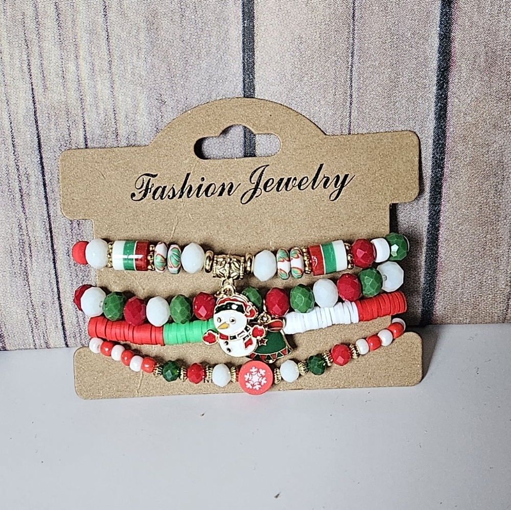 Fashion Jewerly Festive Beaded Bracelet Set NIP